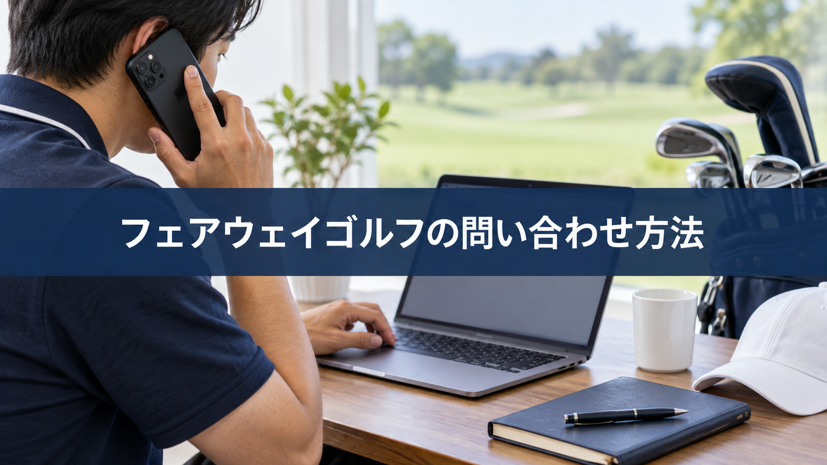 フェアウェイゴルフの問い合わせ方法！日本語で相談する手順と必要情報の結論を示す実写風イメージ