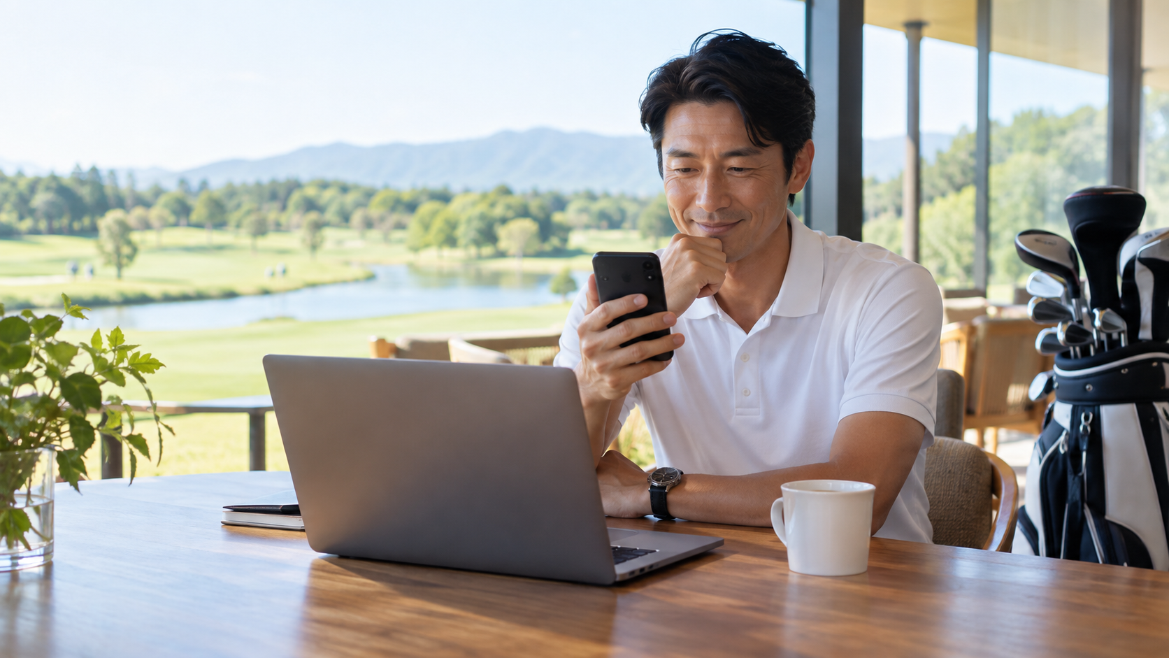 返信がない時に確認することを示す実写風イメージ