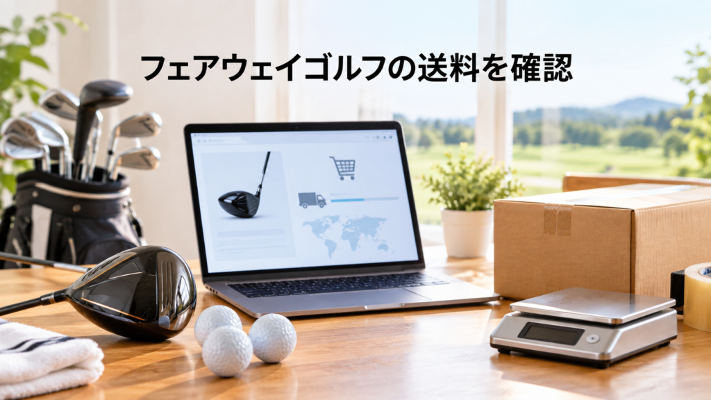 フェアウェイゴルフの送料を確認！いくらかかるかと高い時の判断を解説の結論を示す実写風イメージ