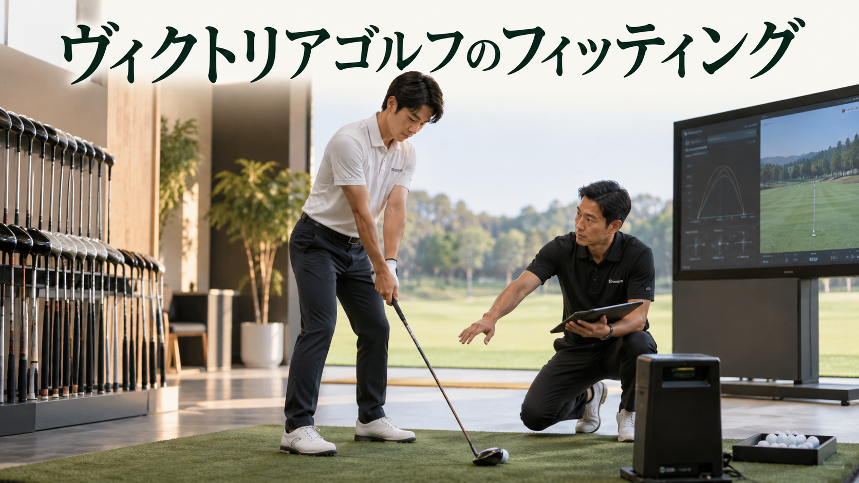 ヴィクトリアゴルフのフィッティング!予約方法と初心者の準備を解説の結論を示す実写風イメージ