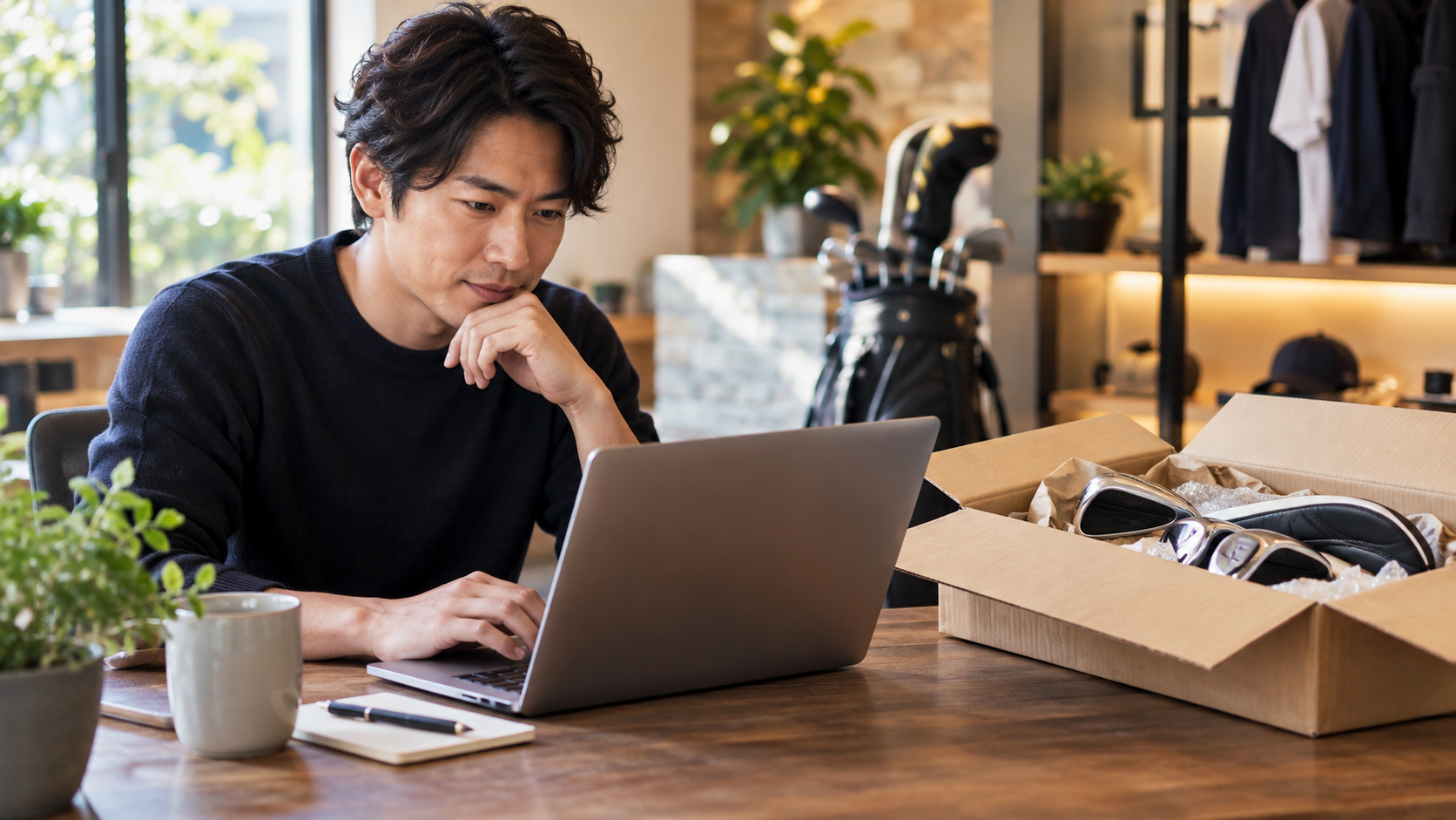 返品できない条件を開封前に見るを示す実写風イメージ